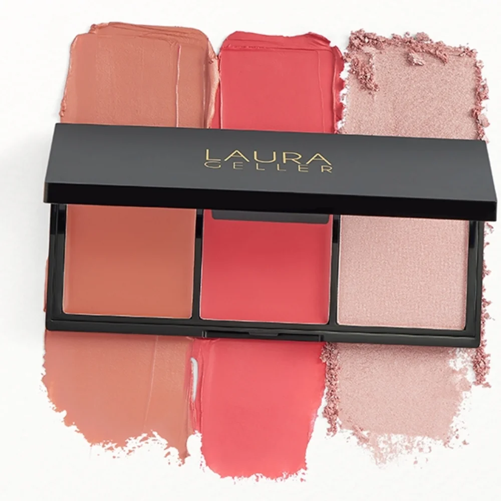 Laura Geller Multitasking Cream to Powder Trio in Think Pink, 8g/0.30oz
